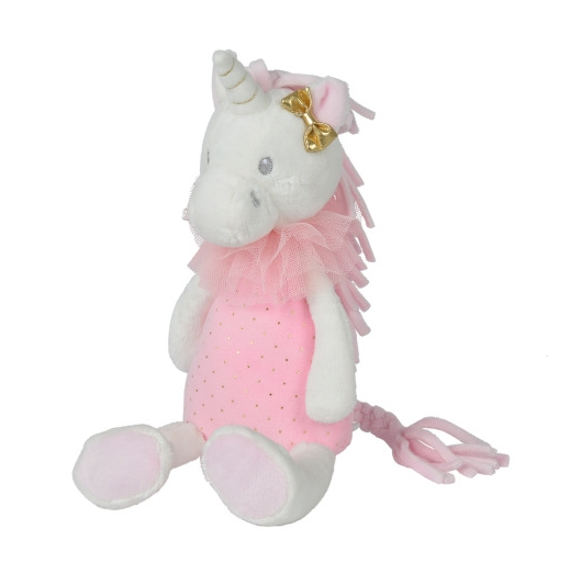  ma jolie licorne peluche rose blanc 